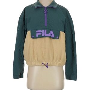 FILA x Urban Outfitters Exclusive Una Sherpa Anorak Jacket NWT